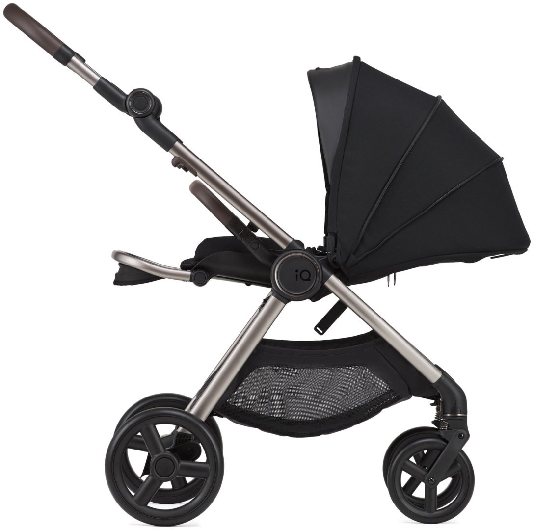 Коляска трансформер Anex IQ-06 Premium Smoky, черный купить,0