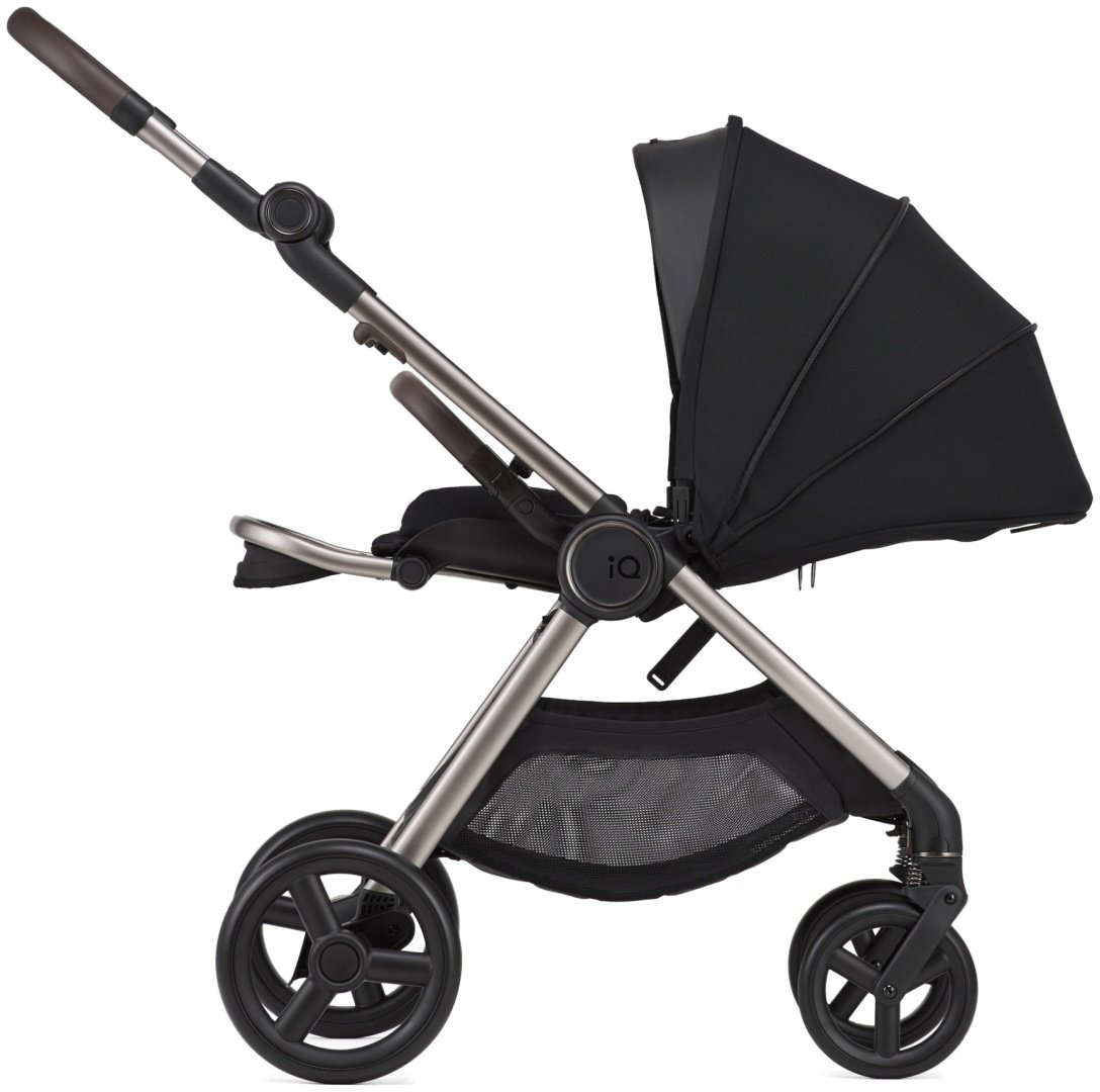 Коляска трансформер Anex IQ-06 Premium Smoky, черный купить,425900