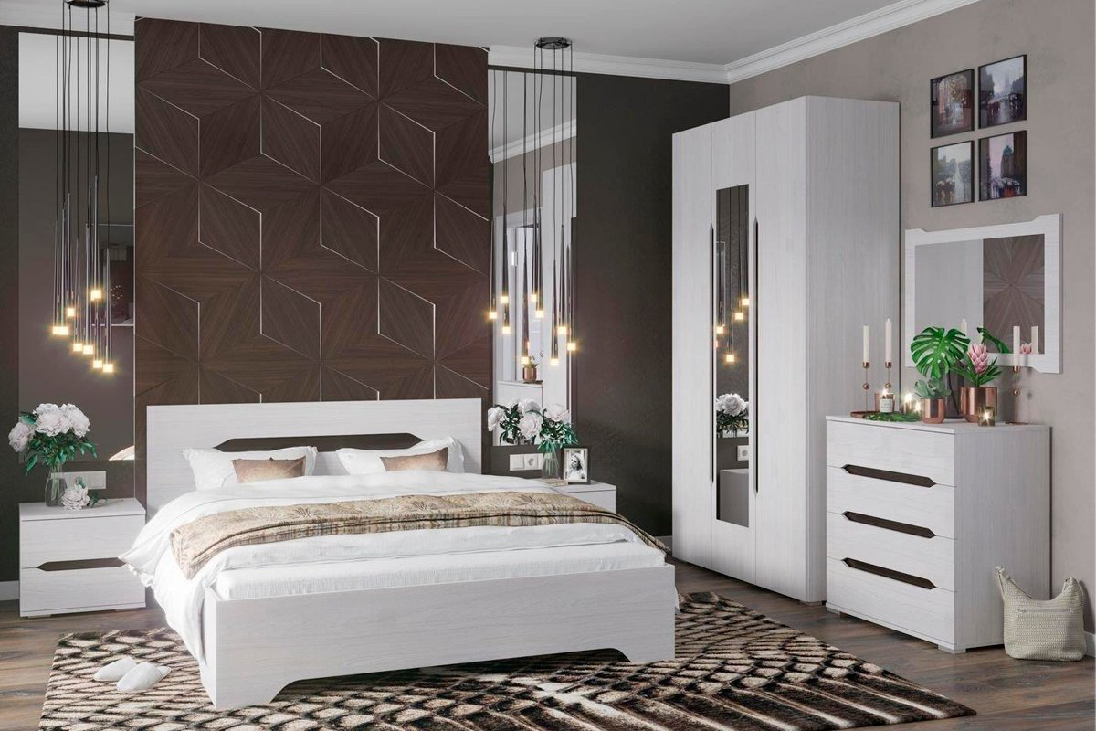 Кровать Стендмебель Валенсия КР 014 160x200см анкор светлый купить,NaN
