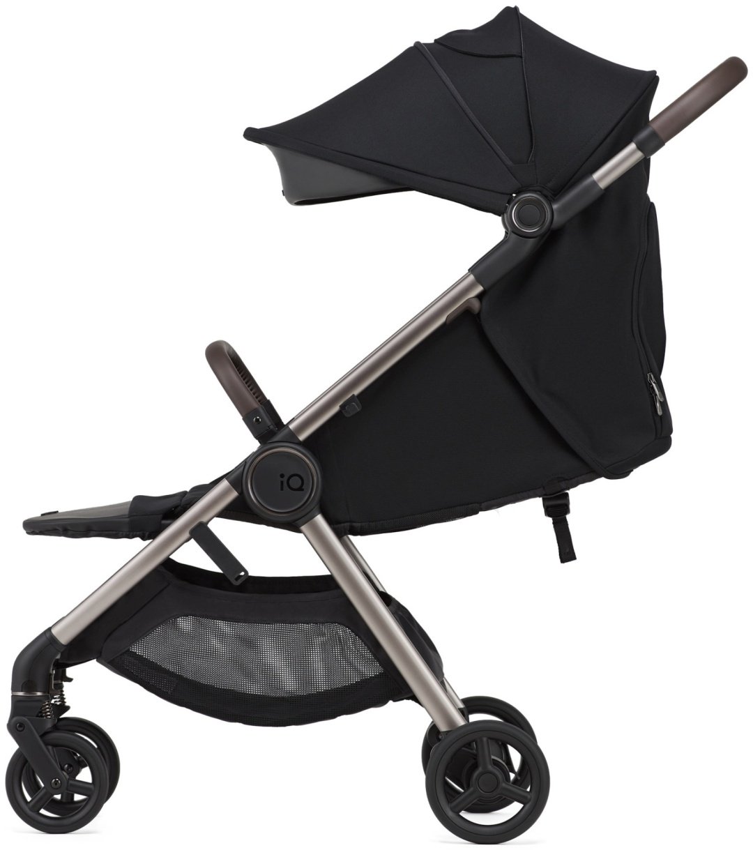 Коляска трансформер Anex IQ-06 Premium Smoky, черный купить,0