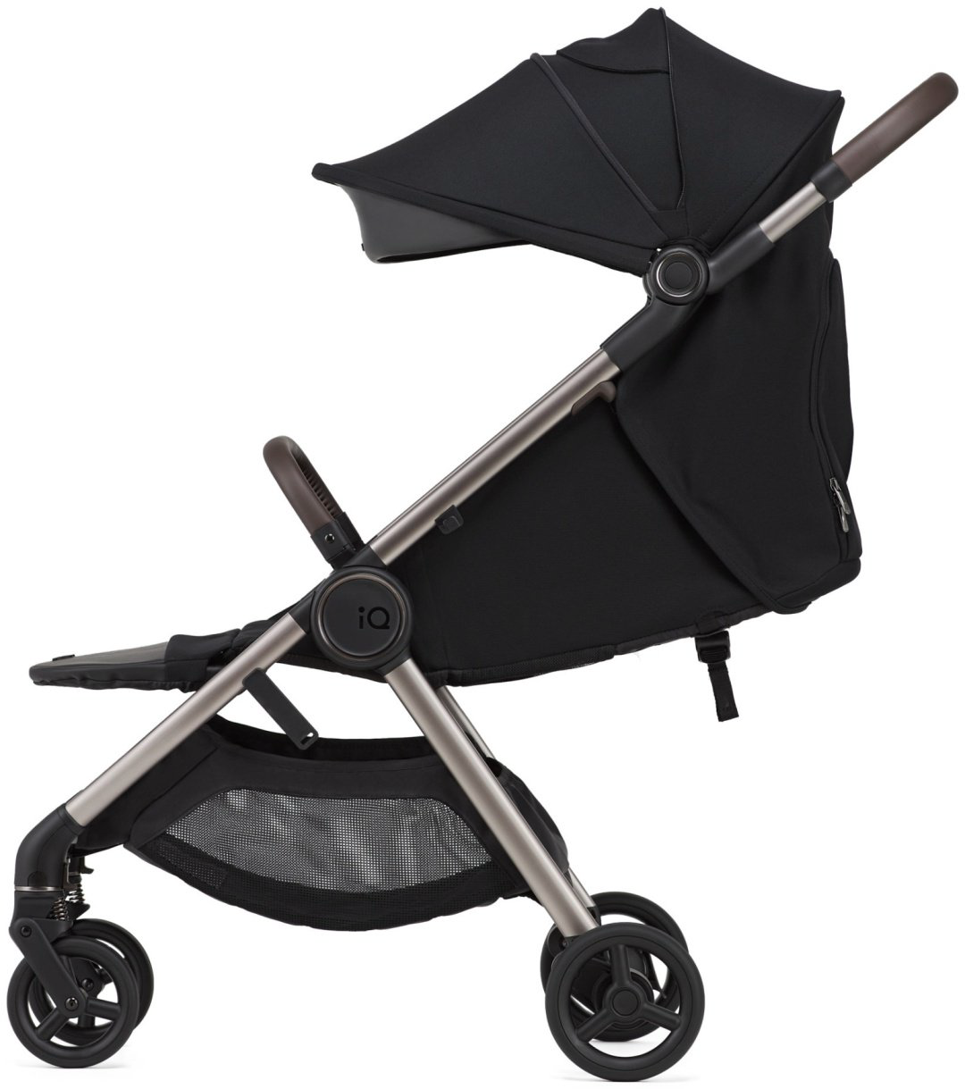 Коляска трансформер Anex IQ-06 Premium Smoky, черный купить,425900