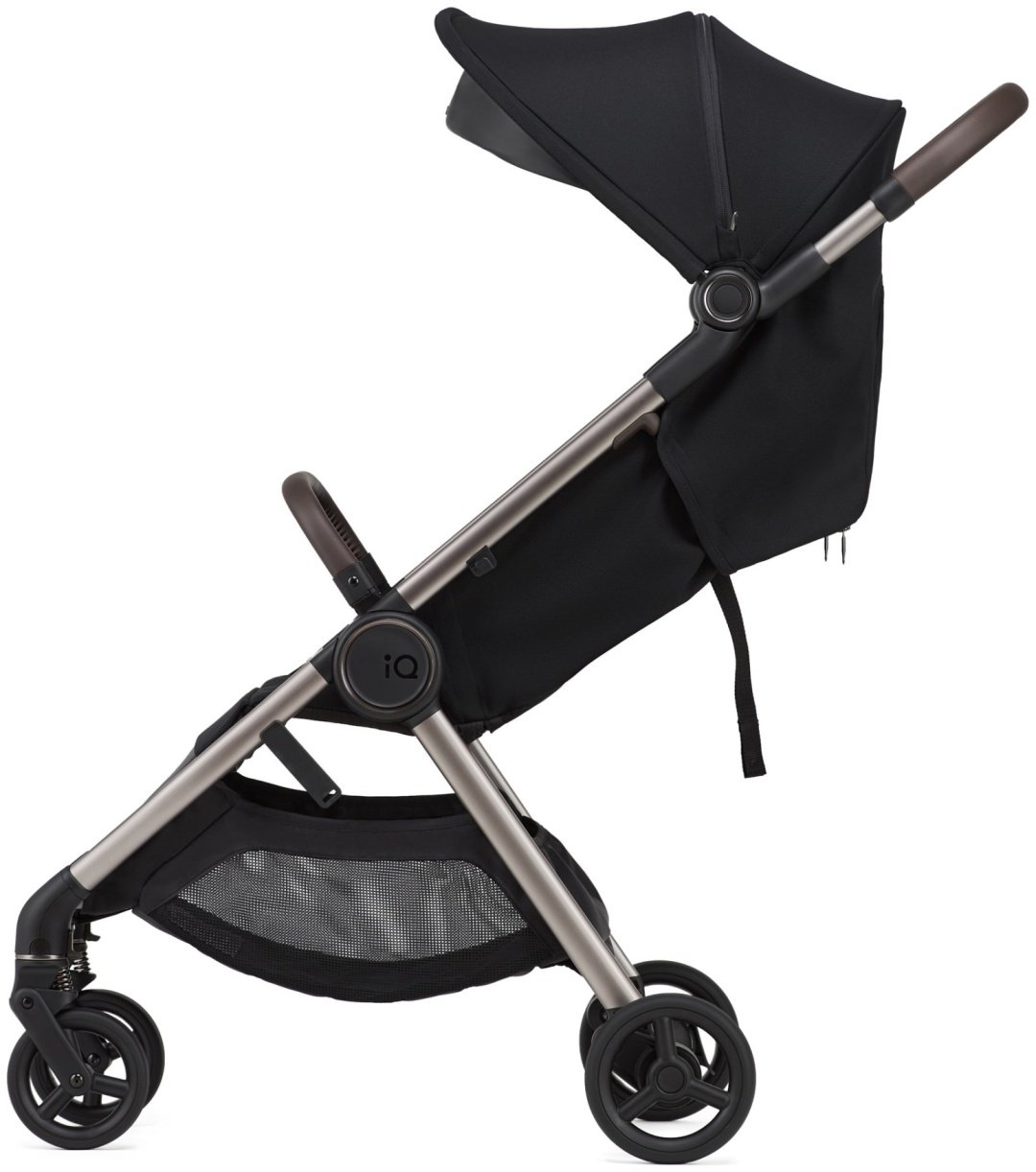 Коляска трансформер Anex IQ-06 Premium Smoky, черный купить,0