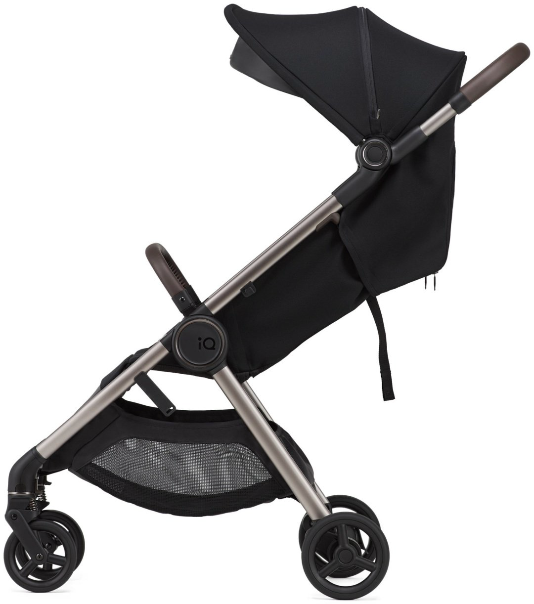 Коляска трансформер Anex IQ-06 Premium Smoky, черный купить,425900