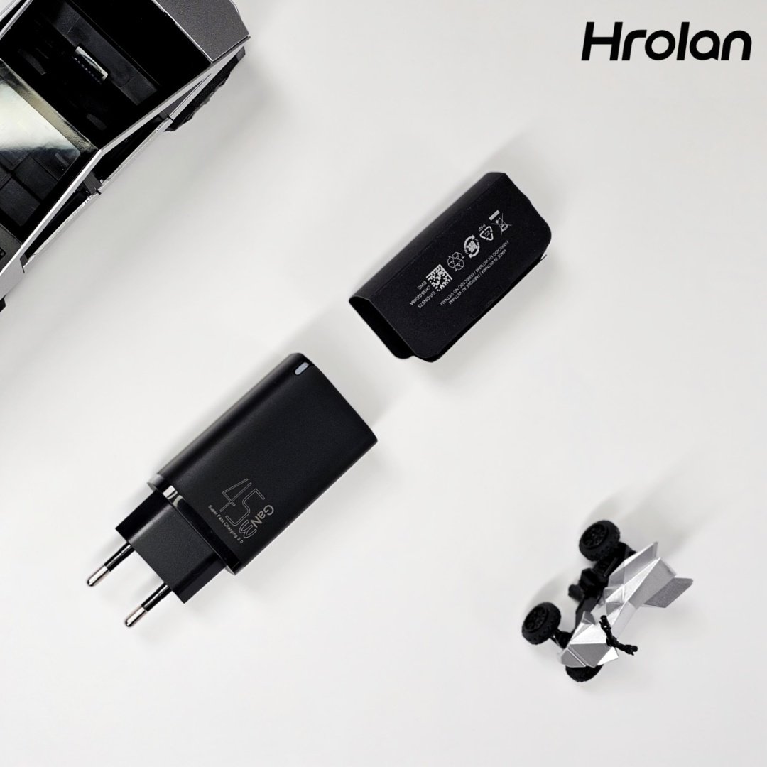 Зарядное устройство Hrolan A11 45W USB Type-C черный купить,12000