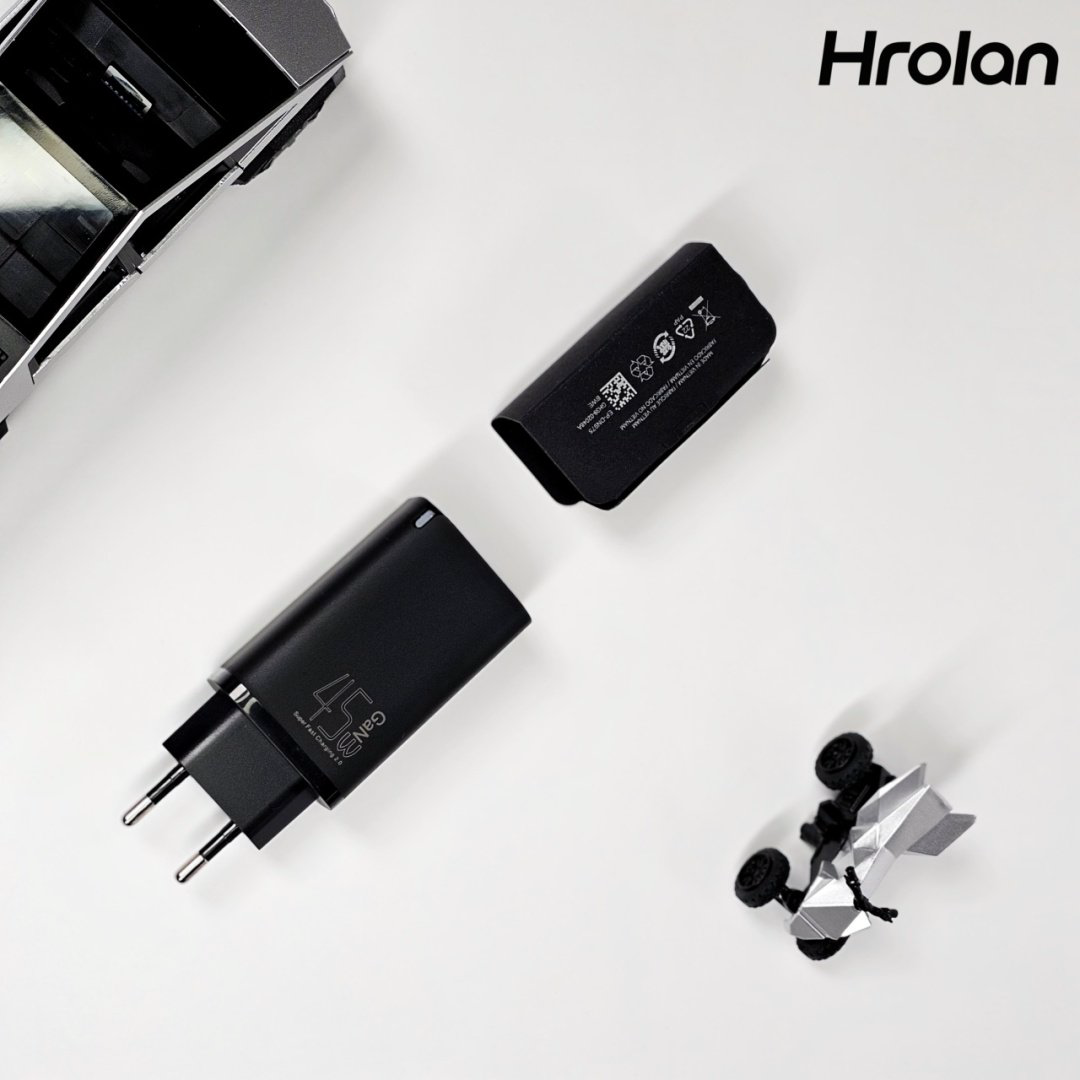 Зарядное устройство Hrolan A11 45W USB Type-C черный купить,12000