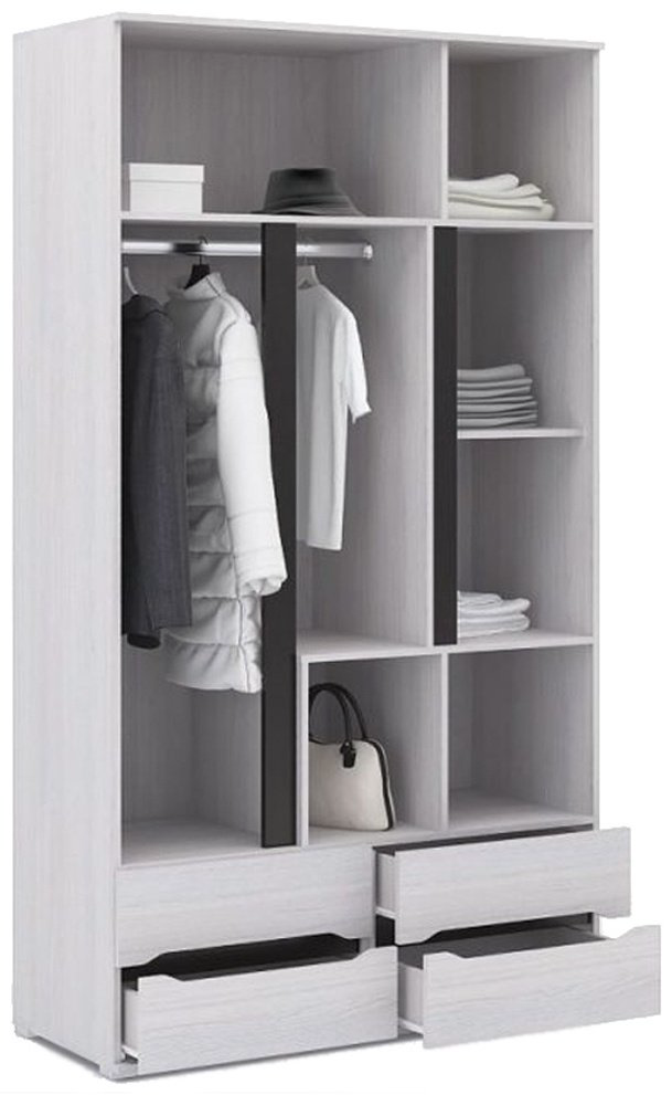 Распашной шкаф Стендмебель Валенсия ШК 013, 120x220х50 см, белый - ForteMarket Распашной шкаф Стендмебель Валенсия ШК 013, 120x220х50 см, белый купить,NaN