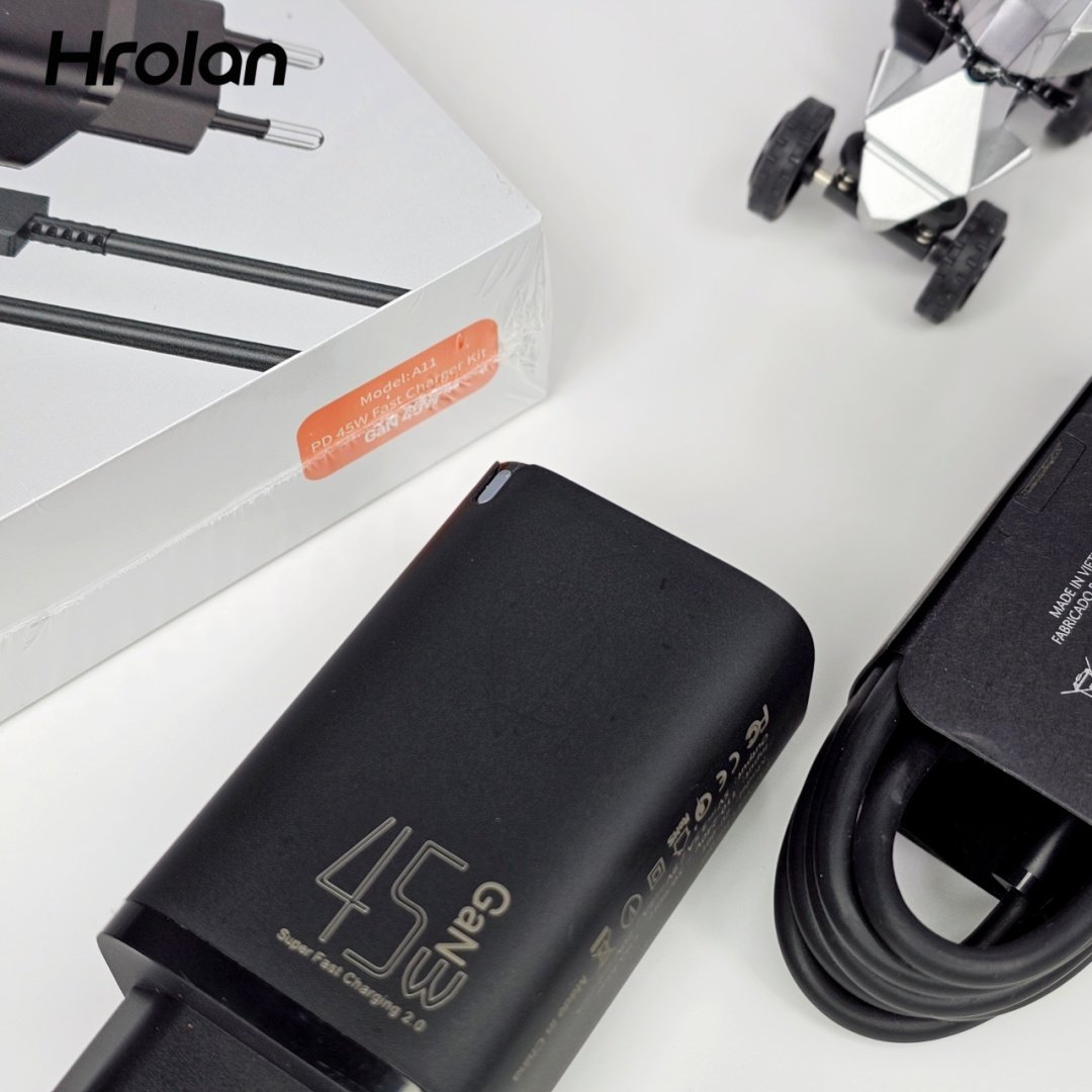 Зарядное устройство Hrolan A11 45W USB Type-C черный купить,12000
