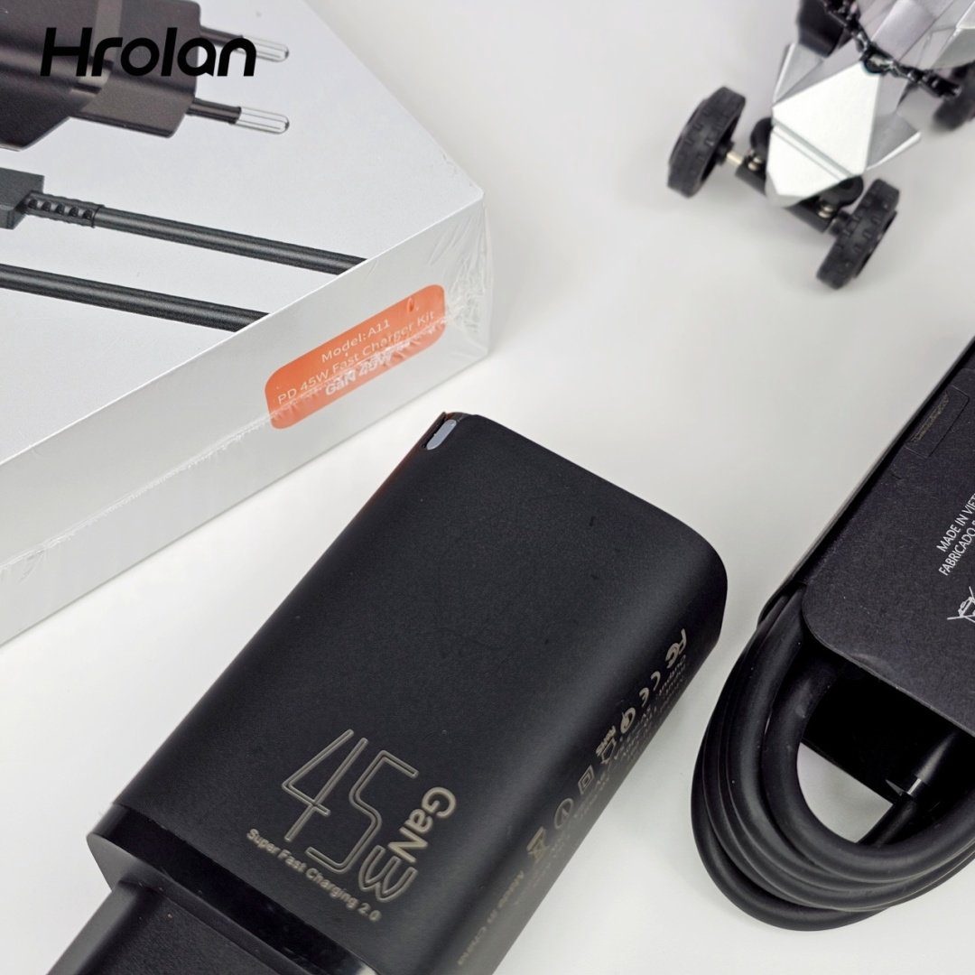 Зарядное устройство Hrolan A11 45W USB Type-C черный купить,12000