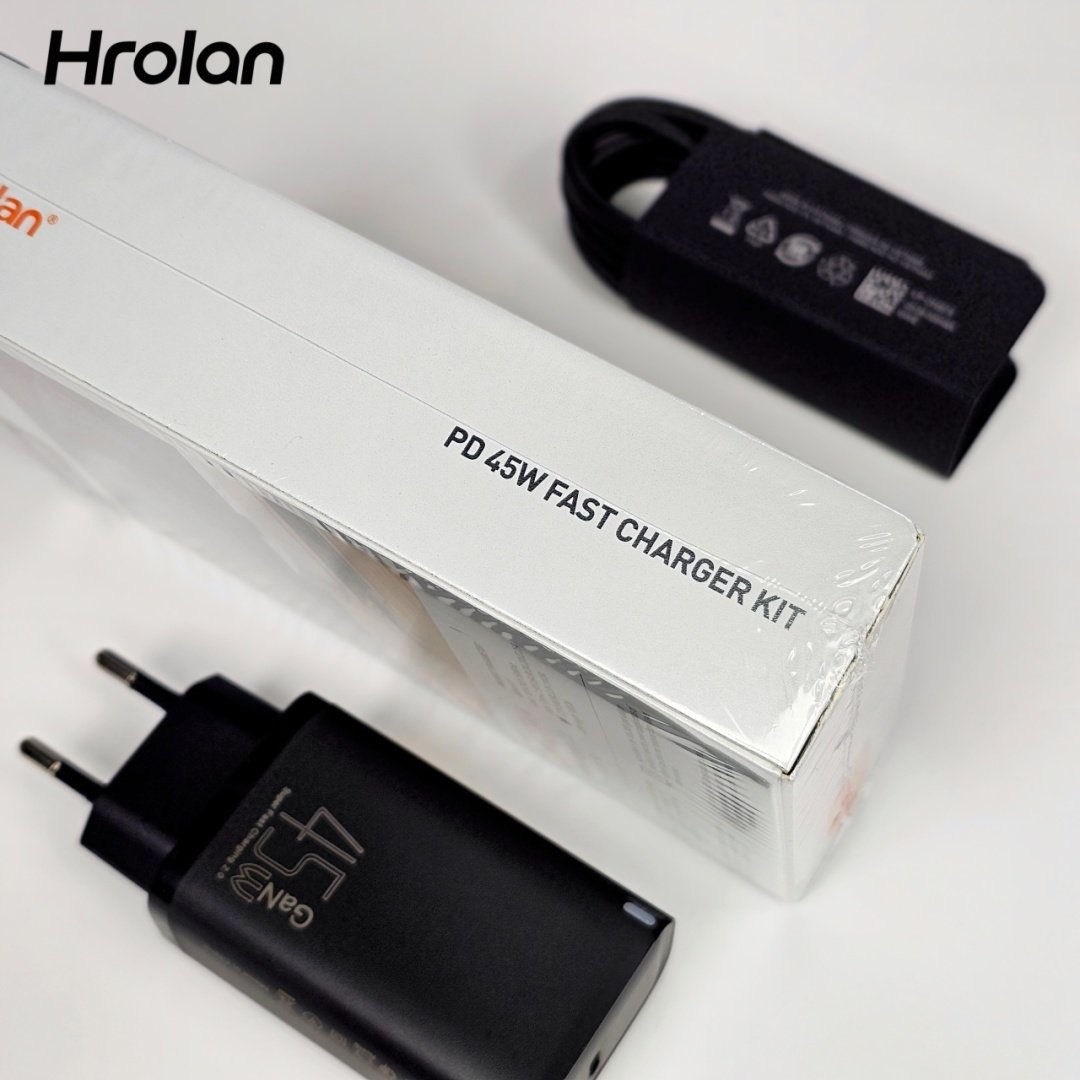 Зарядное устройство Hrolan A11 45W USB Type-C черный купить,12000