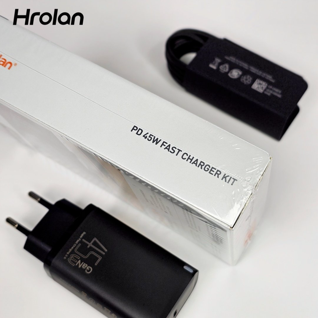 Зарядное устройство Hrolan A11 45W USB Type-C черный купить,12000
