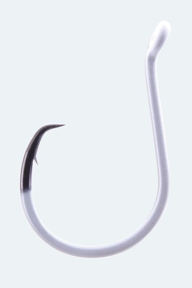Крючок для рыбалки BKK Glow Heavy Circle Black Nickel - GLOW №5/0, 6шт одинарный серебристый 6 шт купить,NaN