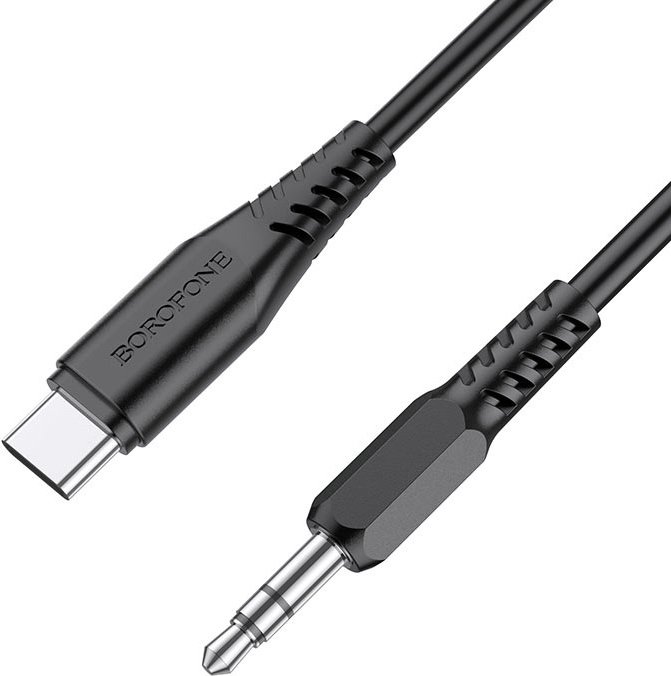 Кабель Borofone 3.5 mm jack - USB Type-C 1 м