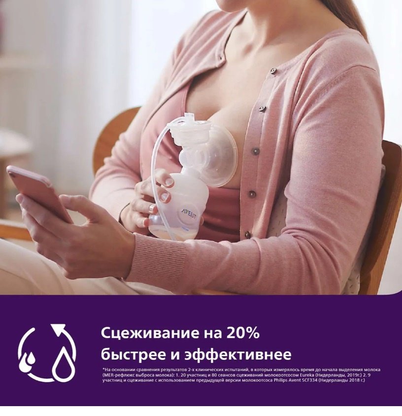 Молокоотсос электрический Philips Avent SCF391/11 купить,0
