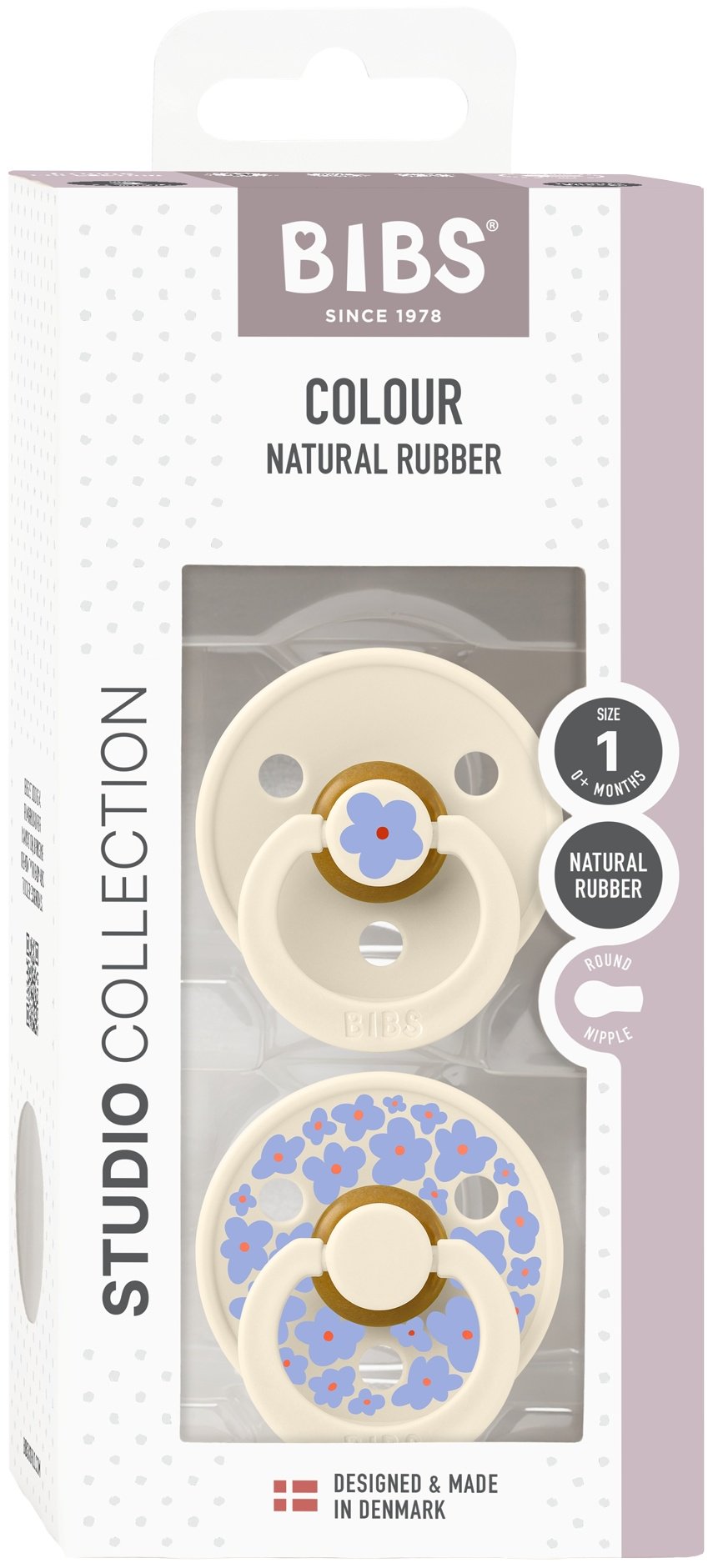 Пустышка BIBS Studio Colour Jasmine Ivory Mix 0+, 1 шт, мультиколор - ForteMarket Пустышка BIBS Studio Colour Jasmine Ivory Mix 0+, 1 шт, мультиколор купить,0