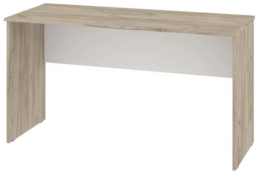 Стол письменный Модерн Оливия 2, 135х57x73.6 см, белый, серый - ForteMarket Стол письменный Модерн Оливия 2, 135х57x73.6 см, белый, серый купить,0