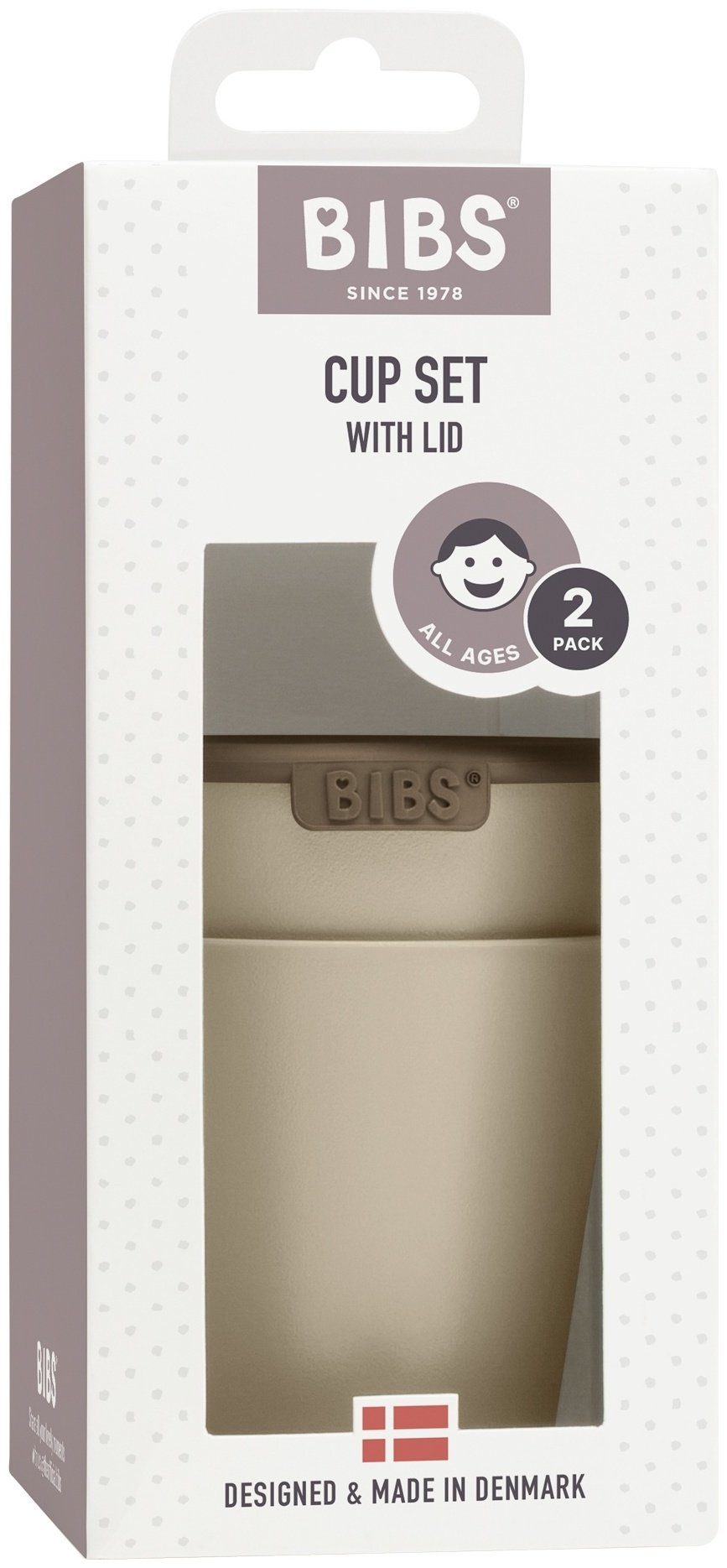 Комплект посуды BIBS 4310245 , пластик, бежевый купить,0