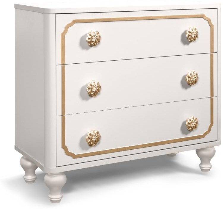 Комод СлонимМебель Сицилия, 98x42x88 см, белый