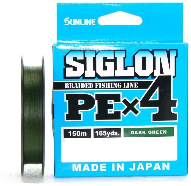 Sunline Siglon PEx4 0.27 мм темно-зеленая купить,NaN