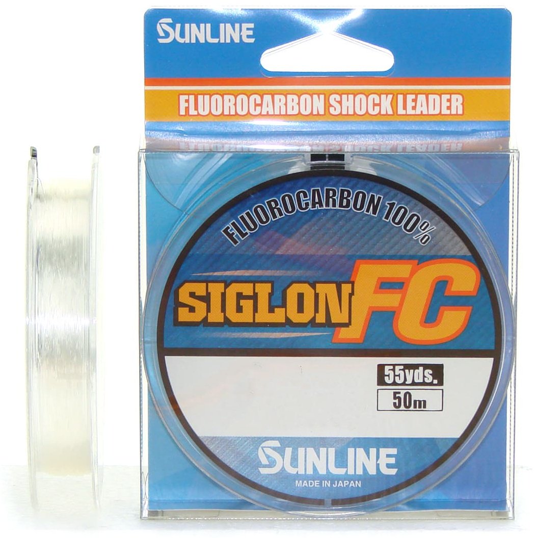 Sunline флюорокарбоновая леска Siglon FC 50m(C) 50LB 0.63 мм прозрачный