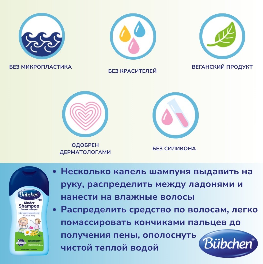 Шампунь Bubchen 200 мл купить,0