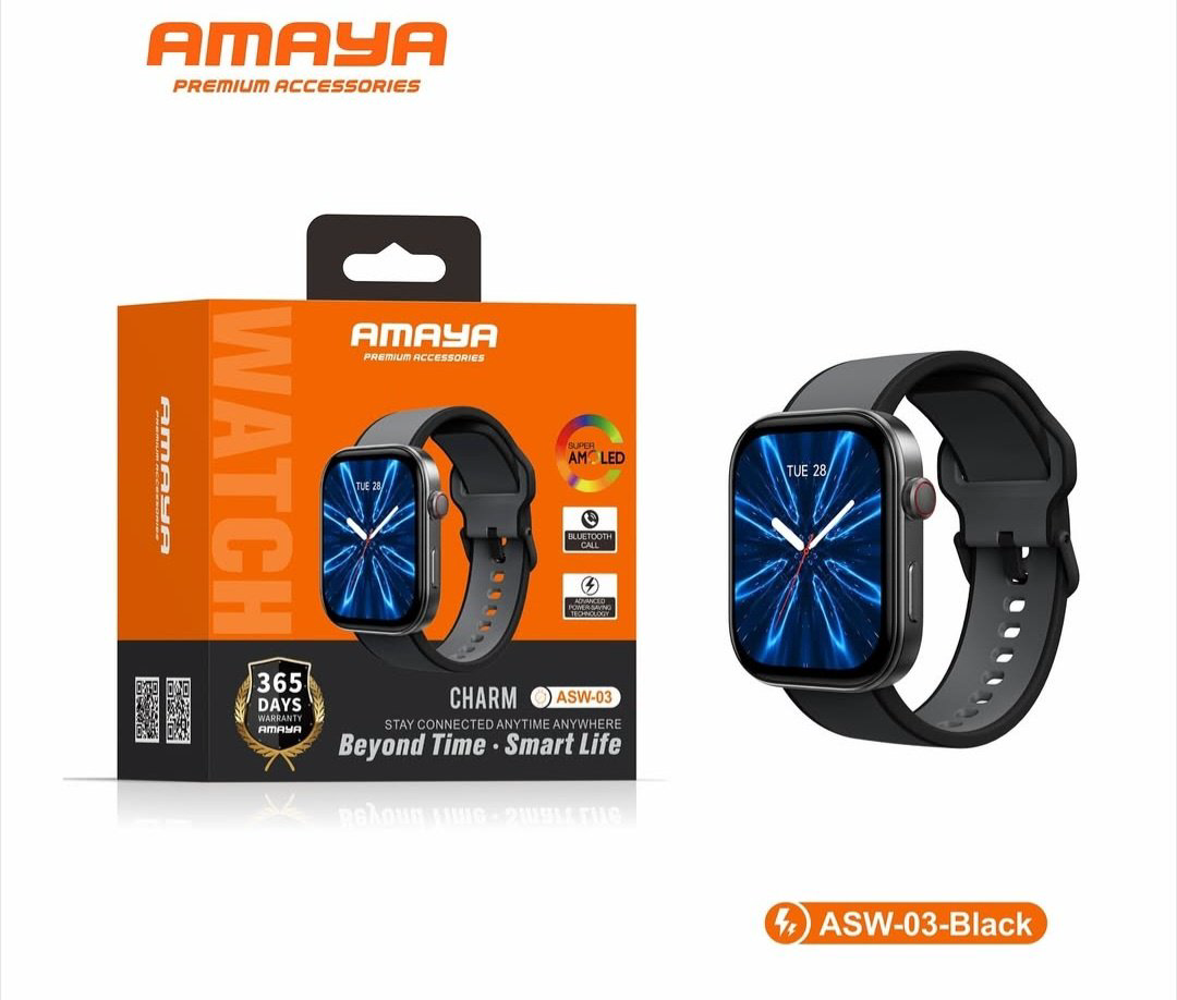 Смарт-часы AMAYA ASW-03 50 мм черный купить,33990