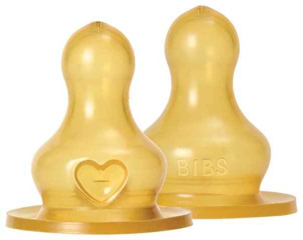 Соска для бутылочки BIBS быстрый поток, 2 шт