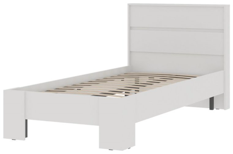 Кровать Стендмебель Хелен 90x200см с матрасом белая купить,NaN