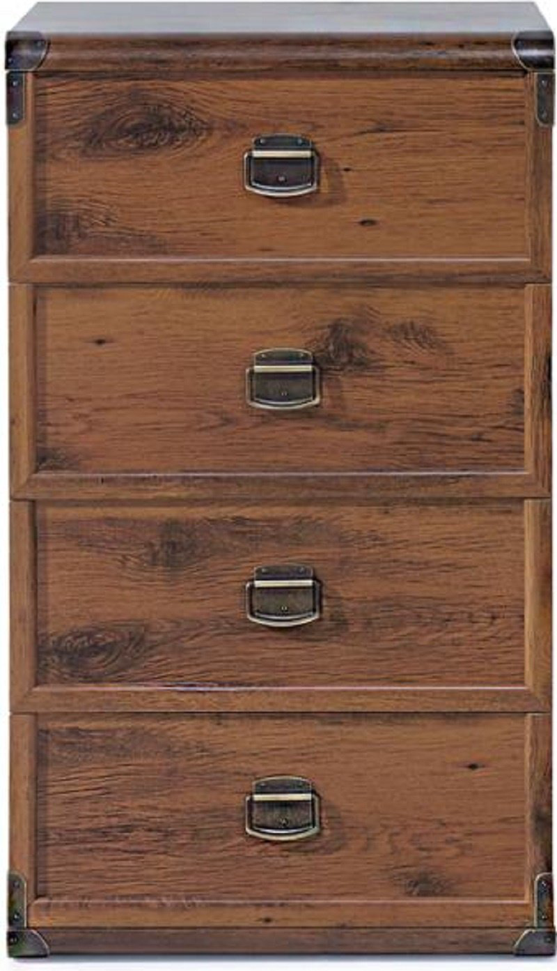 Комод Loftwood Индиана-10, 50x40x87 см, коричневый купить,NaN