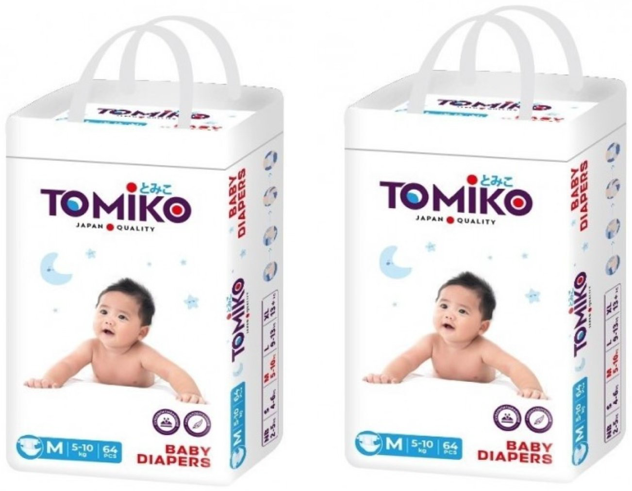 Подгузники Tomiko 3, 128 шт купить,NaN