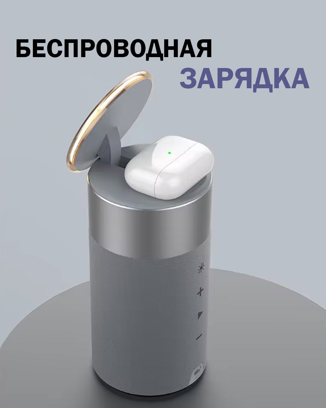 Портативная колонка OEM Sibote S02 серый купить,0