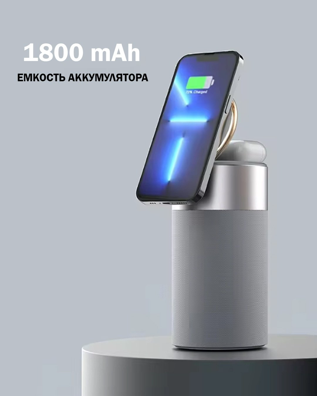 Портативная колонка OEM Sibote S02 серый купить,42000