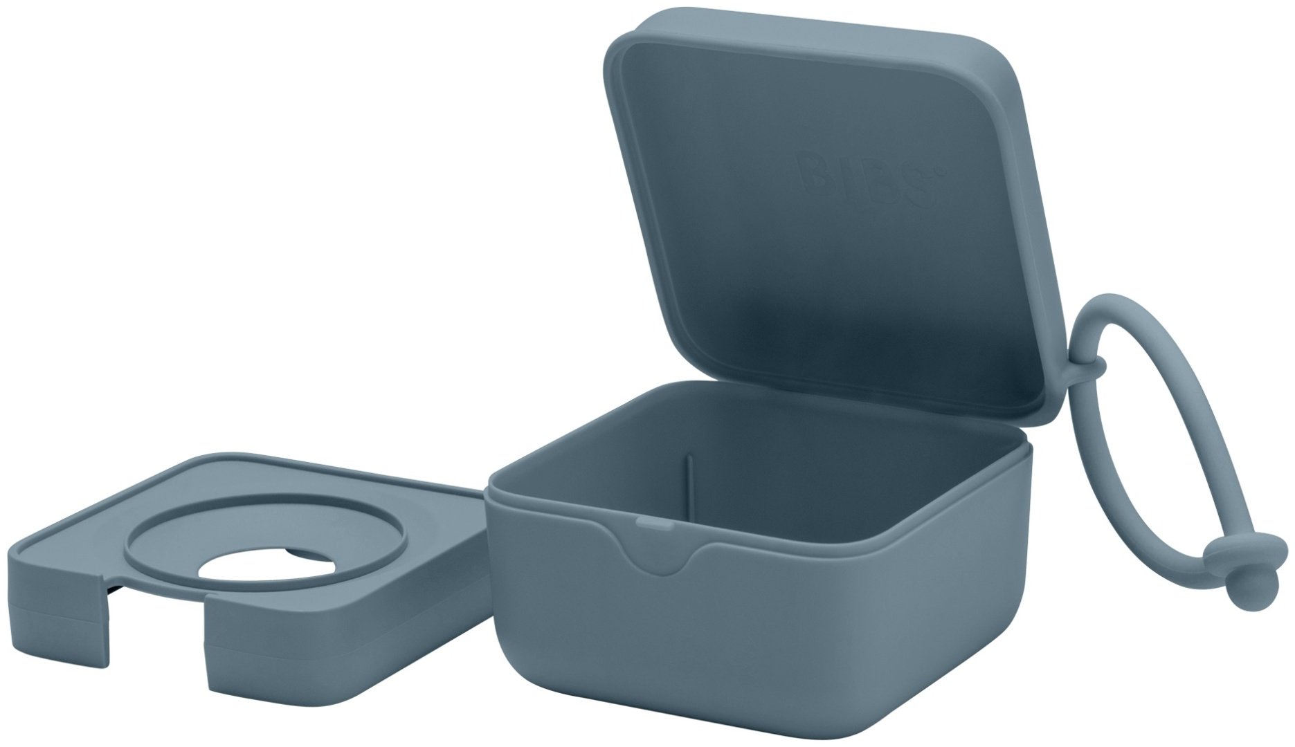 Футляр для пустышек BIBS Pacifier Box Petrol, 1 шт, бирюзовый купить,0