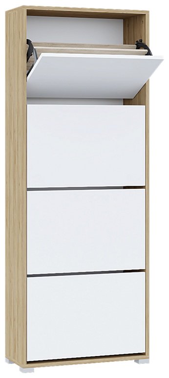 Обувница 60x25x156 см, ЛДСП