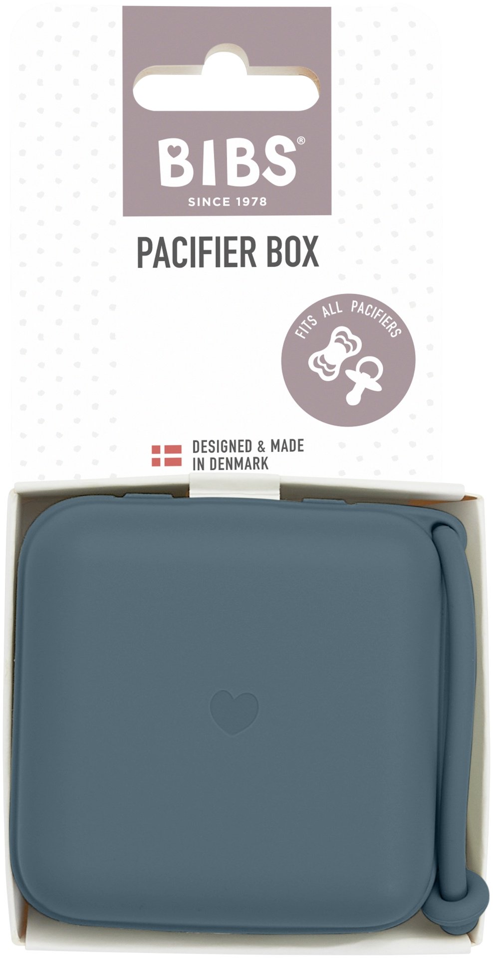Футляр для пустышек BIBS Pacifier Box Petrol, 1 шт, бирюзовый купить,0