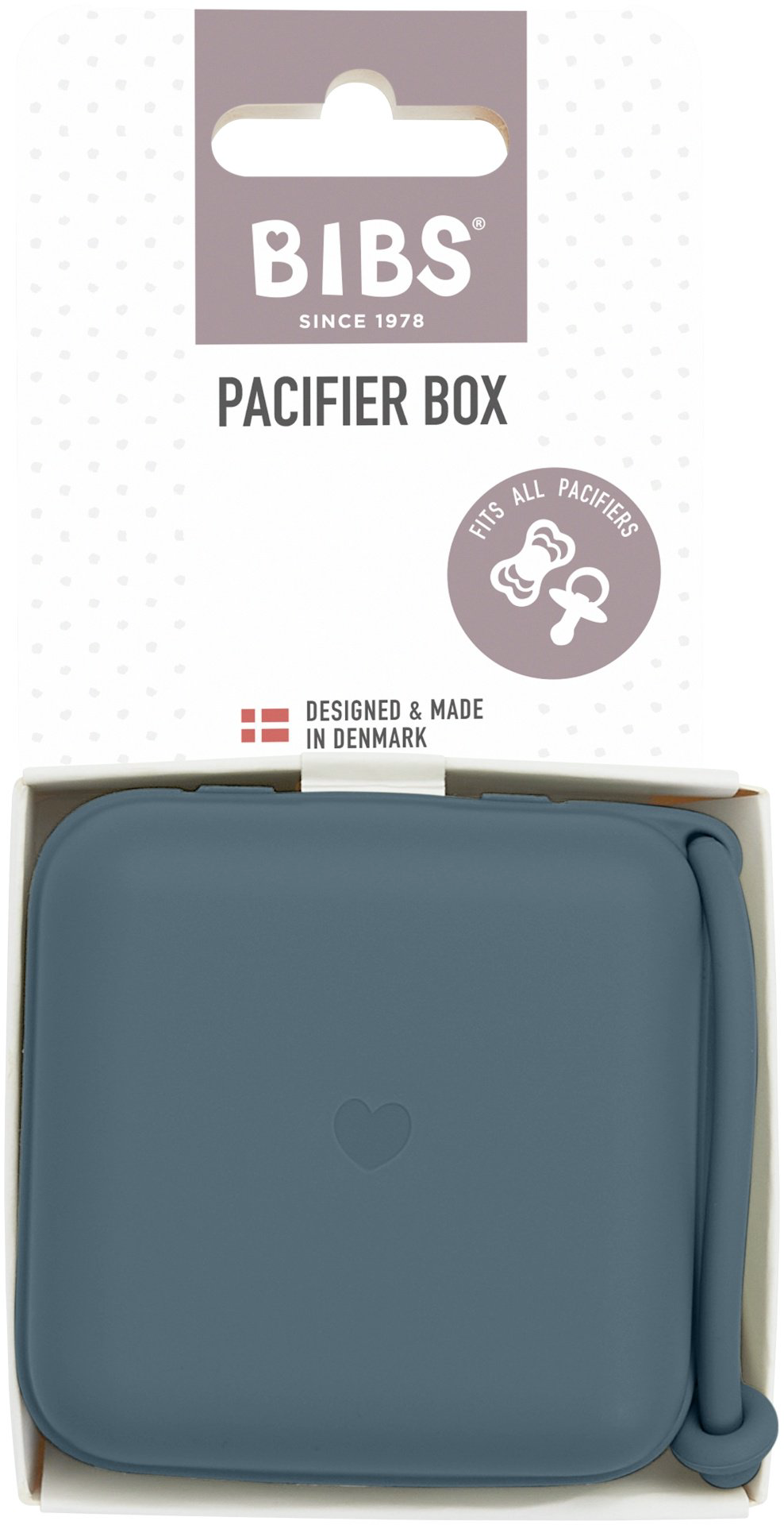 Футляр для пустышек BIBS Pacifier Box Petrol, 1 шт, бирюзовый купить,NaN