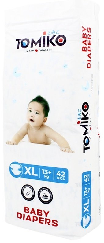 Подгузники Tomiko XL, 42 шт купить,0