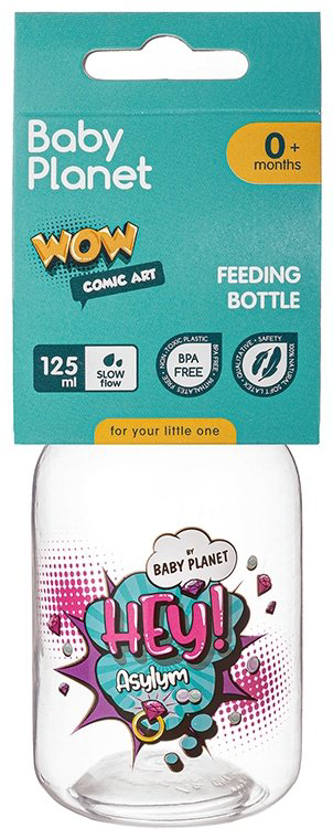 Бутылочка Baby Planet 8610/4 125 мл бирюзовый купить,NaN