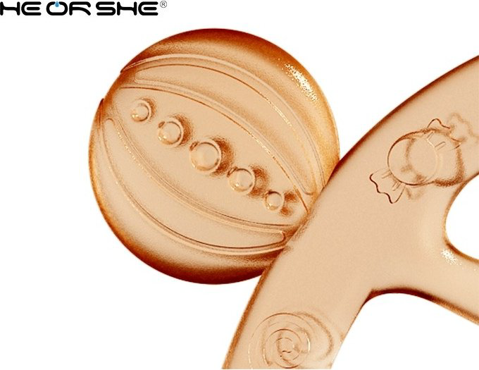 Прорезыватель HEORSHE HOS20-02-002, 1 шт, желтый купить,NaN