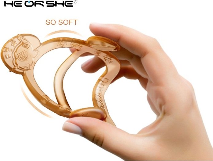 Прорезыватель HEORSHE HOS20-02-002, 1 шт, желтый купить,0
