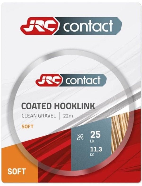 Леска JRC поводковый материал Soft Coated Braid Clean Gravel 30 мм прозрачный купить,NaN