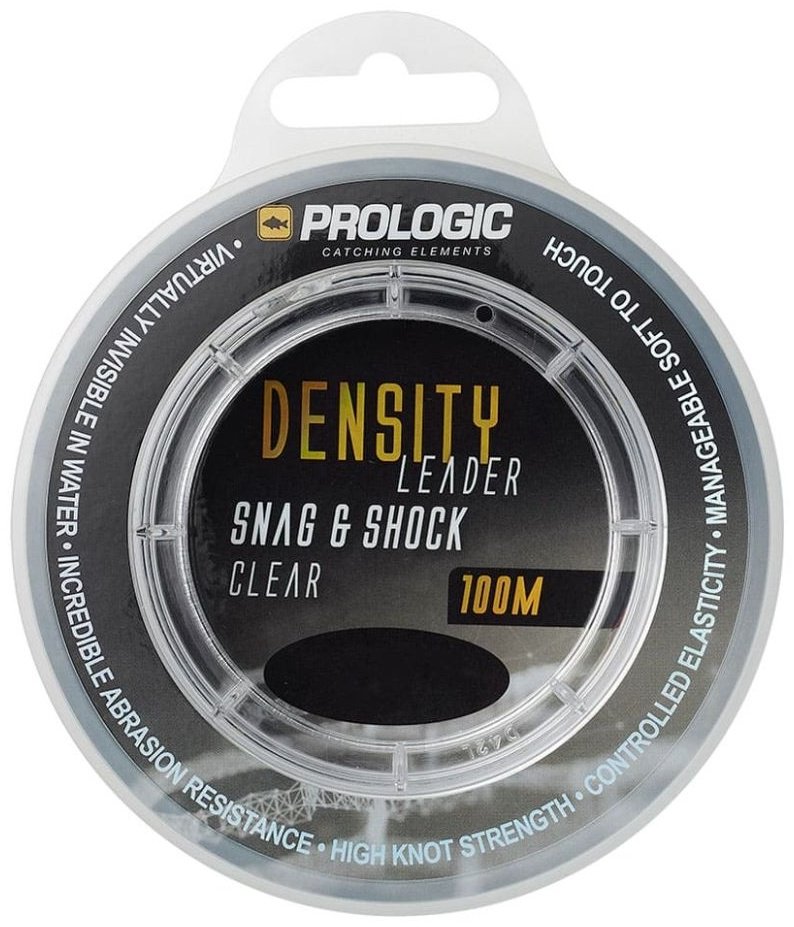 Леска Prologic монофильная Density Snag & Shock Leader 100м, 0.60mm, 20.41kg, 45LBS Clear 0.6 мм прозрачный купить,NaN