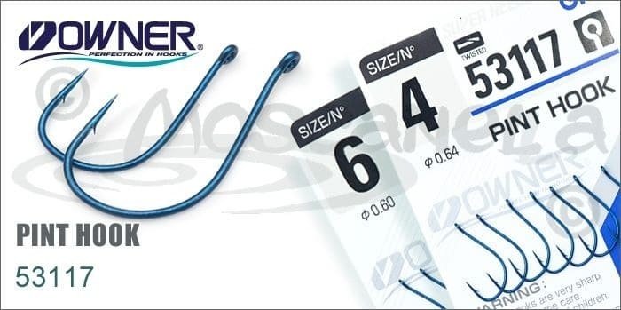 Крючок для рыбалки Owner 53117 Pint Hook №12 офсетный серебристый 13 шт купить,NaN