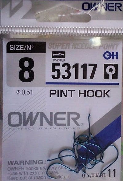 Крючок для рыбалки Owner 53117 Pint Hook №12 офсетный серебристый 13 шт купить,NaN