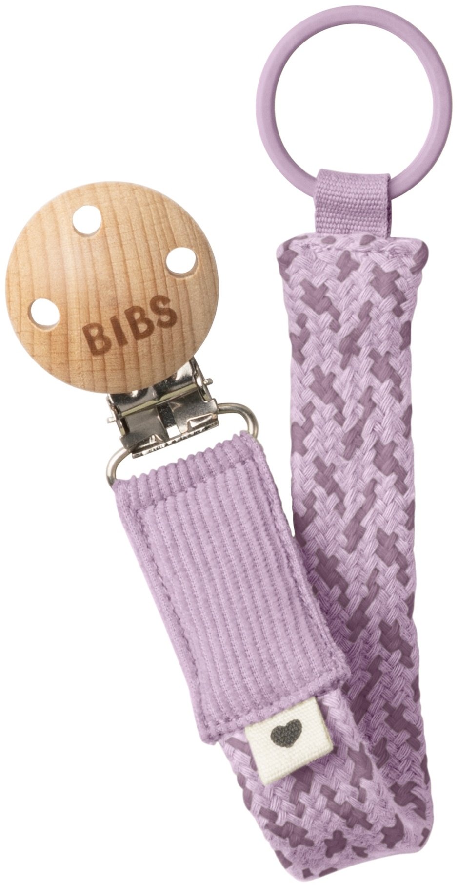 Держатель для пустышки BIBS Paci Braid Violet Sky / Mauve