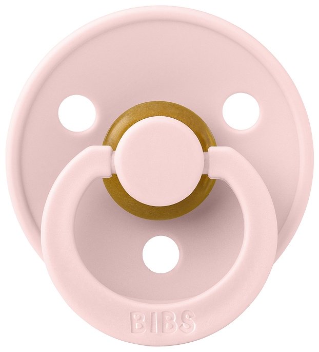 Пустышка BIBS Colour - Blossom 6+ месяцев, 1 шт, розовый