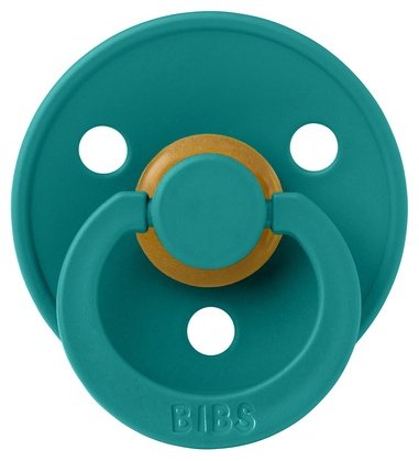 Пустышка BIBS Colour - Scuba 6&#43; мес., 1 шт, зеленый