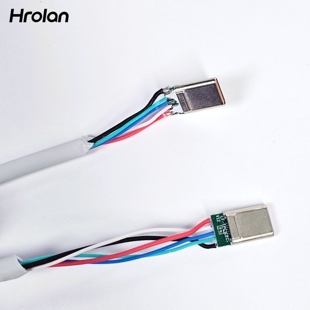 Кабель Hrolan USB TypeC (M), 1 м, белый купить,NaN