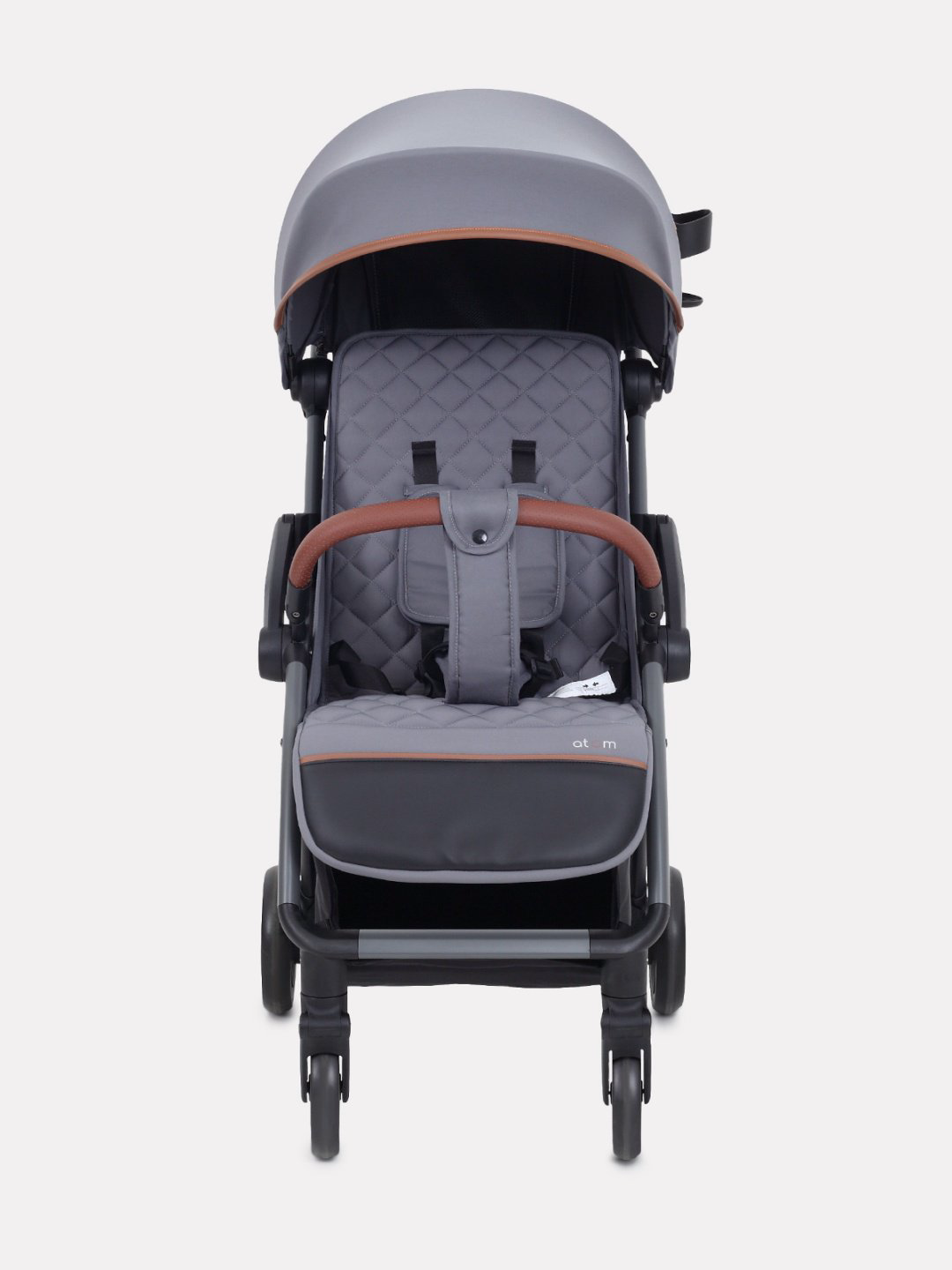 Коляска прогулочная MOWbaby Atom, серый купить,NaN