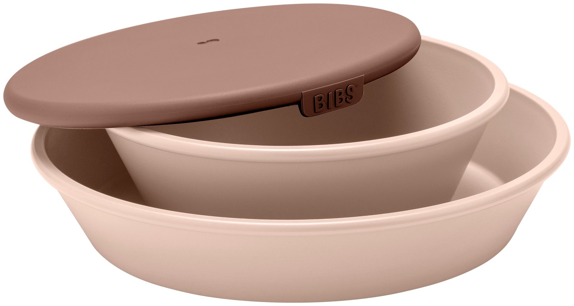 Комплект посуды BIBS 4320244 , пластик, розовый
