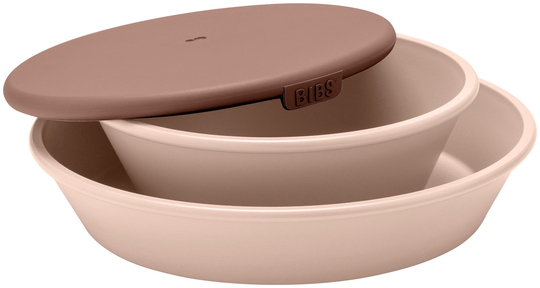 Комплект посуды BIBS 4320244 , пластик, розовый